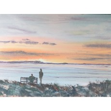 Mudeford Harbour Sunset Original Watercolour Mudeford Harbour Sunset Original Watercolour by David Harvey